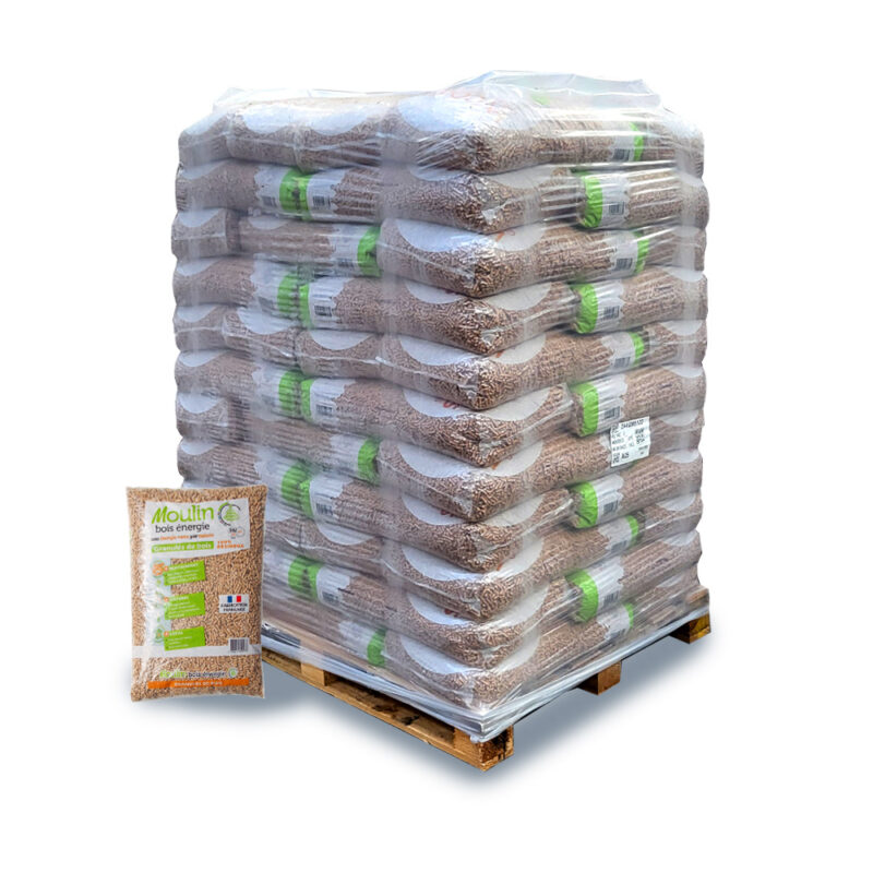Palette Granulés bois Moulin