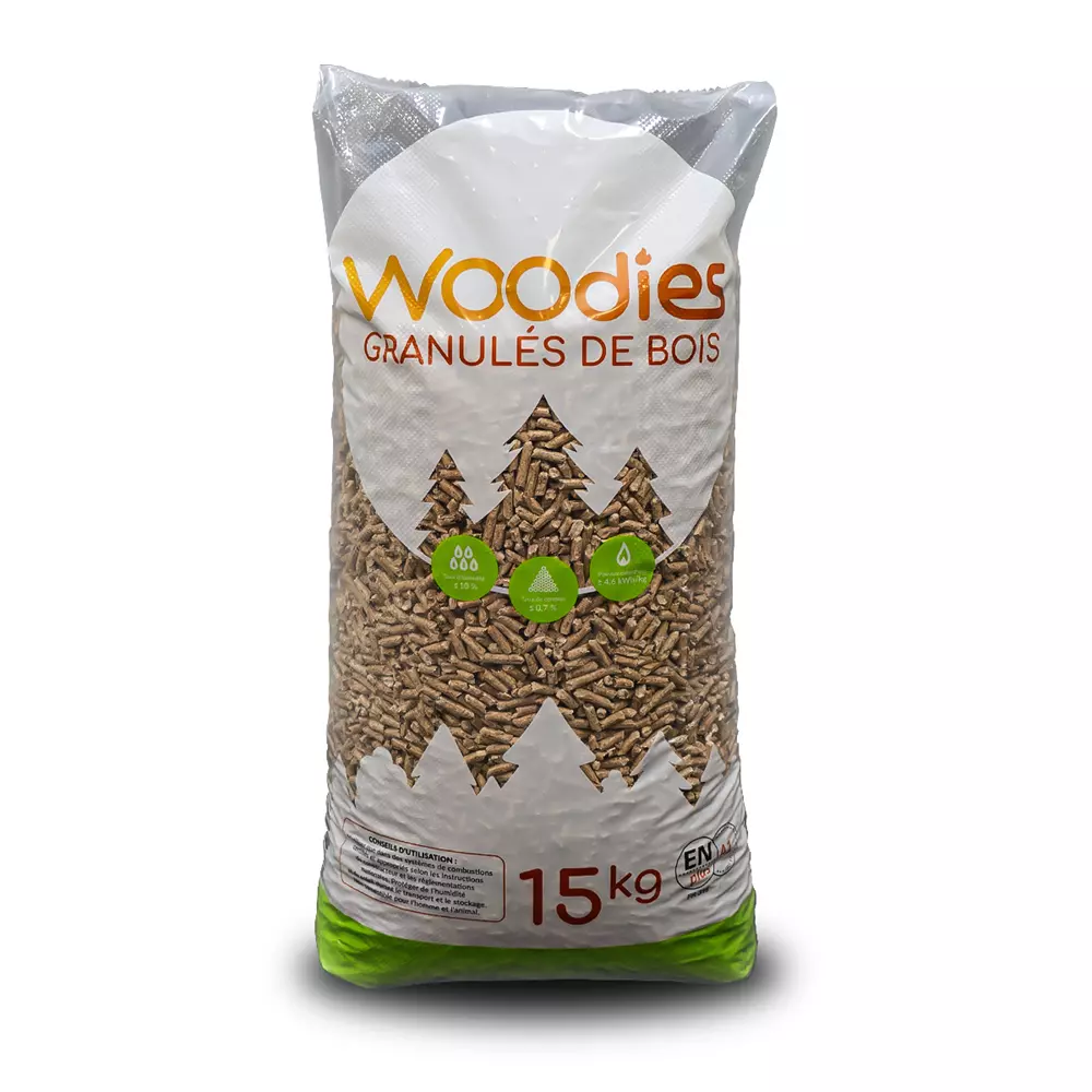 Palette Granulés bois WOODIES