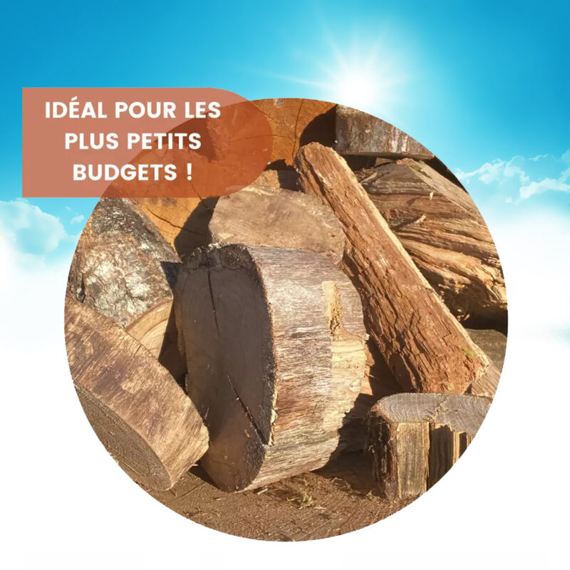 Chutes bois vrac séchage naturel