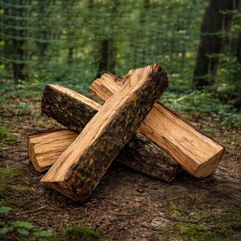 Bois vert 50 cm (frais fendu)